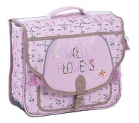 Cartable Greenpack Botanique 38 cm - 2 compartiments - rose poudré - Kid'Abord