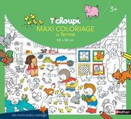 T'Choupi Coloriage Ferme