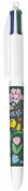BIC 4 Couleurs Décors tournants - Stylo à bille 4 couleurs - 1 mm - différents modèles disponibles
