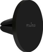 Puro - support de voiture magnétique pour smartphone avec fixation sur grille aération - compatible MagSafe