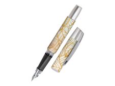 Online Campus Pastel Style - Stylo plume - golden leaves