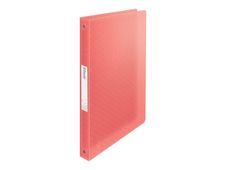 Esselte Colour'Breeze - Classeur à anneaux - A4 - pour 140 feuilles - corail translucide