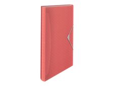 Esselte Colour'Breeze - Trieur à soufflet 5 positions - A4 - corail translucide