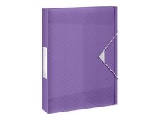 Esselte Colour'Breeze - Boîte de classement - dos 25 mm - lavande translucide