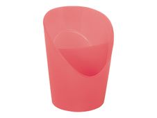 Esselte Colour'Breeze - Pot à crayons corail translucide