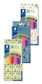 STAEDTLER Pattern - 24 Crayons de couleur - couleurs assorties