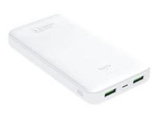 Puro - powerbank / batterie de secours rechargeable - charge rapide -  2USB A + USB C - blanc