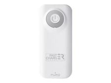 Puro - powerbank / batterie de secours rechargeable - charge rapide -  2USB A - blanc