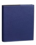 Agenda Club Executif avec répertoire - 1 semaine sur 2 pages - 16 x 16 cm - bleu marine - Quo Vadis