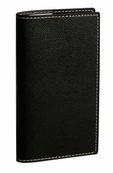 Agenda de poche Club Italnote B avec répertoire - 1 semaine sur 2 pages - 8,8 x 17 cm - noir - Quo Vadis