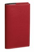 Agenda de poche Club Italnote B avec répertoire - 1 semaine sur 2 pages - 8,8 x 17 cm - rouge - Quo Vadis