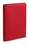 Agenda de poche Soho Carla avec répertoire - 1 semaine sur 2 pages - 8 x 10,5 cm - rouge - Quo Vadis