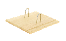 Lecas - Socle éphéméride en bois + bloc date à gauche - 14,5 x 20 cm