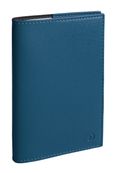 Agenda Soho Affaires Prestige avec répertoire - 1 semaine sur 2 pages - 10 x 15 cm - bleu acier - Quo Vadis