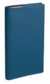 Agenda de poche Soho Planital avec répertoire - 1 semaine sur 2 pages - 8,8 x 17 cm - bleu acier - Quo Vadis