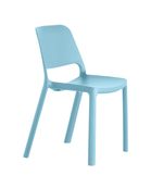 Chaise elemens - interieur/exterieur - bleu ciel