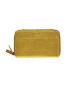 Porte-monnaie double fermeture éclair Savannah - ocre - label M
