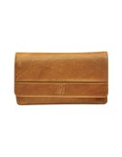 Porte-monnaie accordéon Savannah - cognac - label M
