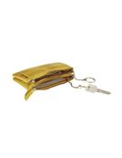 Porte-monnaie double cuir avec pochette cartes Savannah - ocre - label M