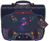 Cartable Stalla Bianca Polka 38 cm - 2 compartiments - violet - Kid'Abord