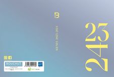 Agenda Dip Dye - 1 jour par page - 12,5 x 17,5 cm - gris - Bouchut