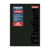 Agenda L'Étudiant Etudes Sup - 1 semaine sur 2 pages - 15 x 21 cm - noir - Hamelin