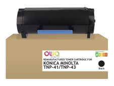  Cartouche laser compatible  Konica Minolta TNP41-TNP43 - noir  - OWA 