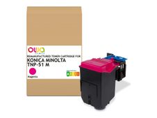  Cartouche laser compatible Konica Minolta TNP51M - magenta  - OWA 