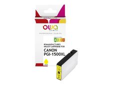 Cartouche remanufacturée Canon PGI-1500XL Y - jaune - Owa