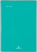 Agenda Colorside - 1 semaine sur 2 pages - 15,5 x 21,5 cm - vert - Oberthur