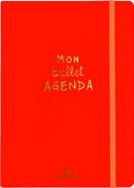 Bullet Agenda - 1 semaine sur 2 pages - 15,5 x 21,5 cm - corail - Oberthur