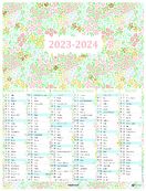 Calendrier Chelsea - 6 mois par face - 21 x 27 cm - Oberthur
