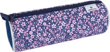 Trousse ronde Les Scolaires Fille - 1 compartiment - marine - Oberthur