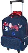 Sac à dos à roulettes OB Sport - 1 compartiment - marine et gris anthracite - Oberthur