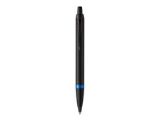 Parker IM Professionals Vibrant Rings - Stylo à bille bleu - noir laqué avec détails bleu océan