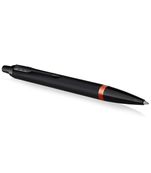 Parker IM Professionals Vibrant Rings - Stylo à bille bleu - noir laqué avec détails orange