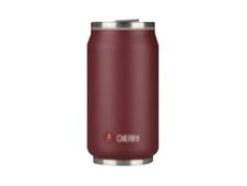 Les Artistes Paris - Gourde Bouteille isotherme 280 ml - cerise - acier inoxydable