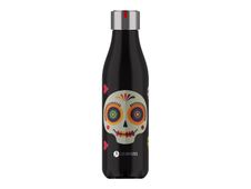 Les Artistes Paris - Gourde Bouteille isotherme 500 ml - Sugar skull - acier inoxydable