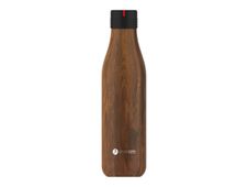Les Artistes Paris - Gourde Bouteille isotherme 750 ml - bois - acier inoxydable