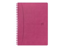 Oxford Office Signature - Carnet de notes à spirale - A5 - ligné - 160 pages - fuchsia