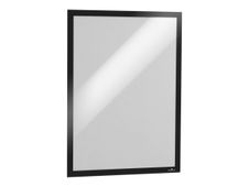 Durable Duraframe - Cadre d'affichage double face adhésif repositionnable - A2 - noir