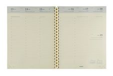 Brepols Oméga 27 - Recharge pour agenda - 1 semaine sur 2 pages - 207 x 268 mm