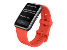 Huawei Watch Fit new - montre connectée - rouge pomélo