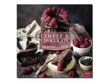 Legami - Calendrier mensuel 2024 - 30 x 29 cm - coffee and chocolate