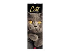Legami - Calendrier mensuel 2024 - 16 x 49 cm - chats