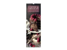 Legami - Calendrier mensuel 2024 - 16 x 49 cm - coffee and chocolate