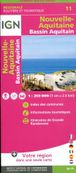 Carte Nouvelle Aquitaine Recto/Verso Bassin Aquitain