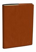 Agenda Marlow President Prestige avec répertoire - 1 semaine sur 2 pages - 21 x 27 cm - camel - Quo Vadis
