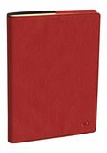 Agenda Marlow Randonnée Prestige avec répertoire - 1 semaine sur 2 pages - 9 x 12,5 cm - bordeaux - Quo Vadis