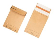 Antalis - 200 Pochettes Enveloppes aller-retour - 35 x 45 x 12 cm - brun - double bande adhésive